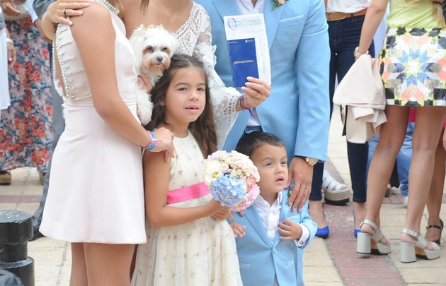 Carlos Tevez y Vanesa Mansilla dieron el sí.