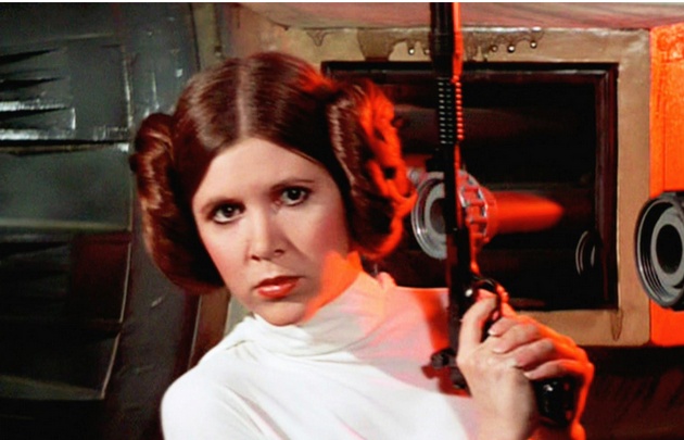 Carrie Fisher fue la princesa Leia en Star Wars.