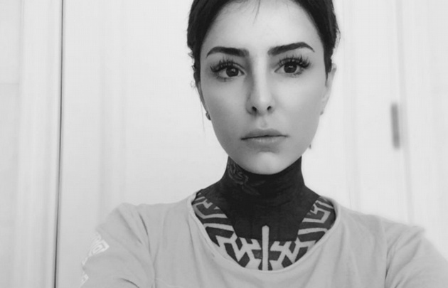 El black work, el nuevo estilo de tatuajes de Candelaria Tinelli.