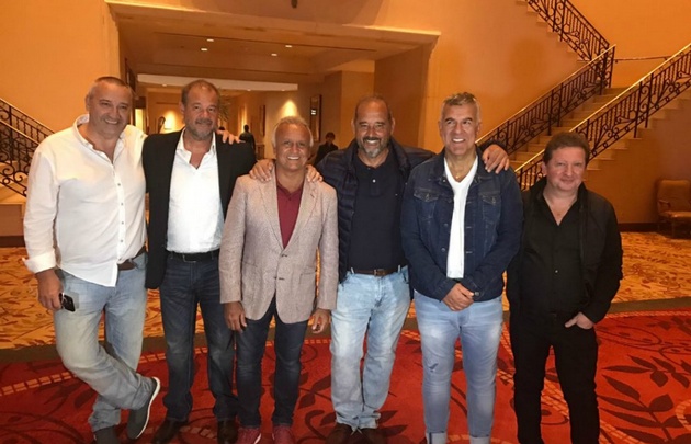 Los ex integrantes de Midachi se reunieron en Punta del Este.