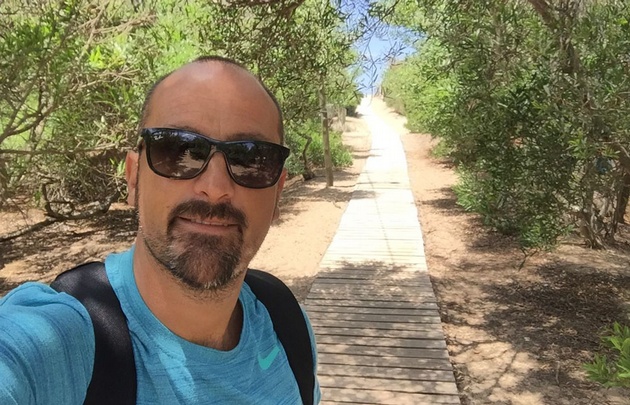 Juan Pablo Viola recorrió Mar Azul.