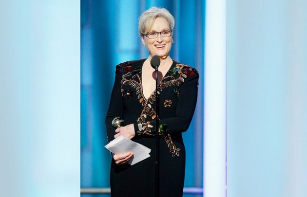 Meryl Streep fue distinguida con el Globo de Oro honorífico.