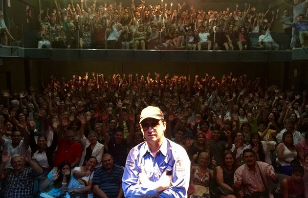 El Oficial Gordillo, con segunda función en Carlos Paz.
