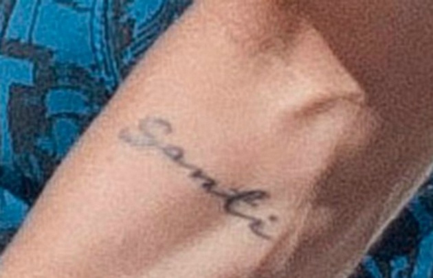 Nicolás Vázquez se tatuó el nombre de su hermano