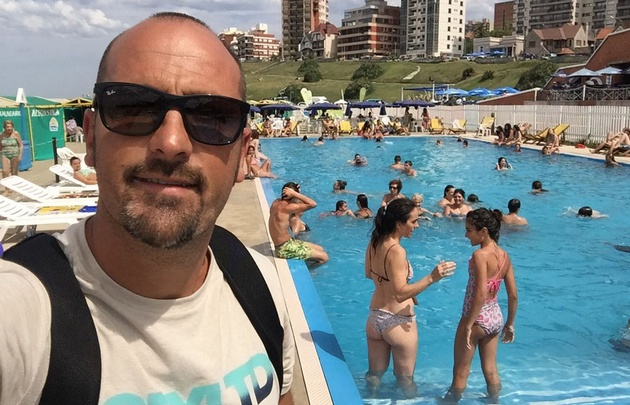 Juan Pablo Viola, enviado de Cadena 3 a Mar del Plata.