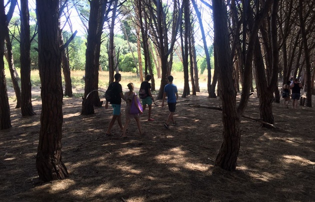Juan Pablo Viola visitó el Bosque Energético.