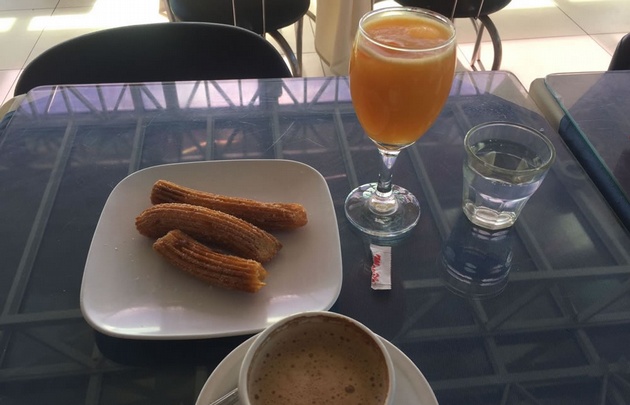 Uno de los típicos desayunos que se sirven en Manolo.