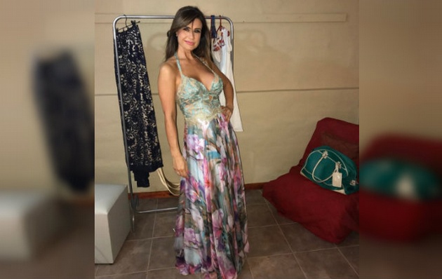 Gaby Tessio en La Fiesta de la Avicultura de Santa Maria de Punilla. 