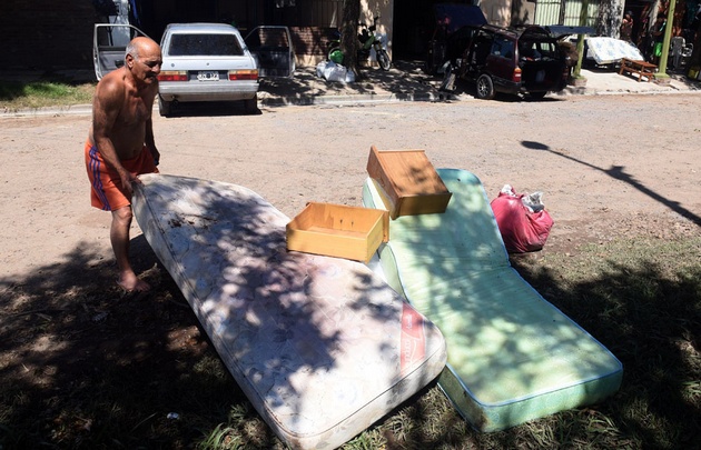 Por la lluvia,1000 familias perdieron todo en Arroyo Seco.