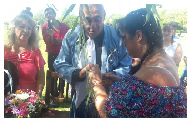 El momento en que dieron el "sí"