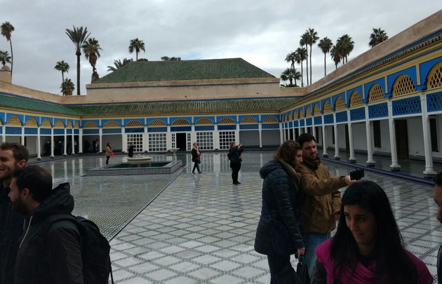 El palacio es del siglo 19 y tiene ocho hectáreas.