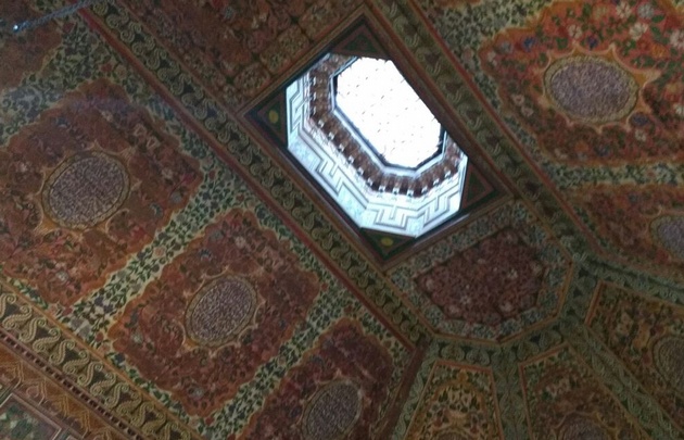 Los techos, auténticas obras de arte.