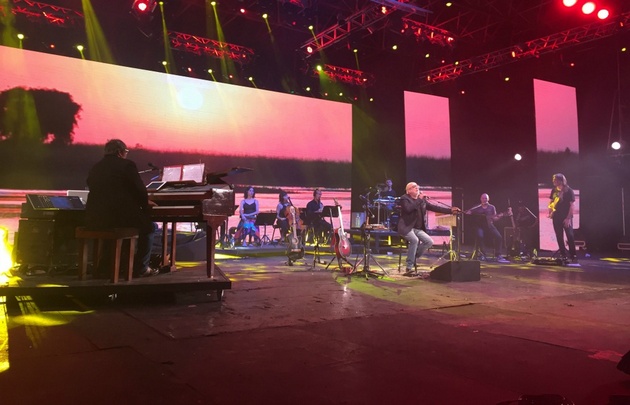 Lito Vitale y Juan Carlos Baglietto representaron a la torba rosarina