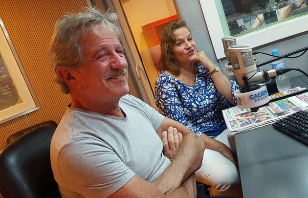 Pablo Alarcón y Lucía Galán en 