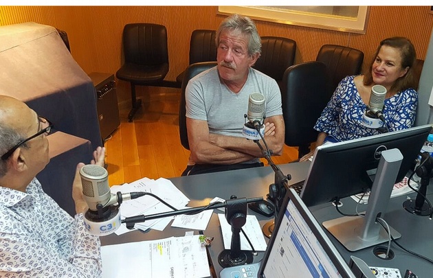 Pablo Alarcón y Lucía Galán en 