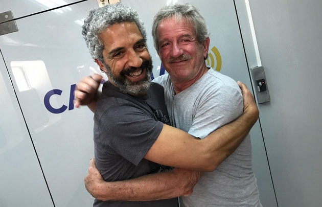 El Turco cumplió su sueño de abrazar al gran Pablo Alarcón.