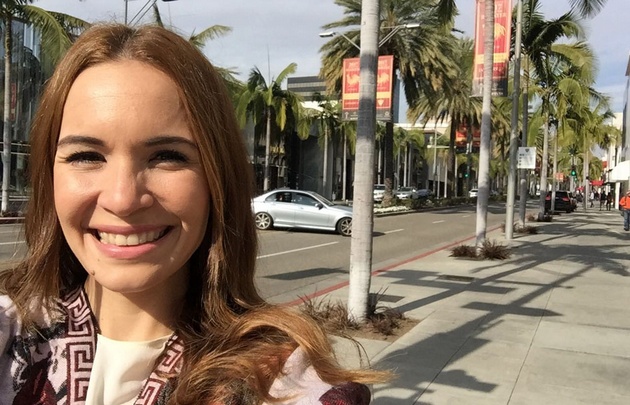 AUDIO: Agustina Vivanco recorrió Beverly Hills.