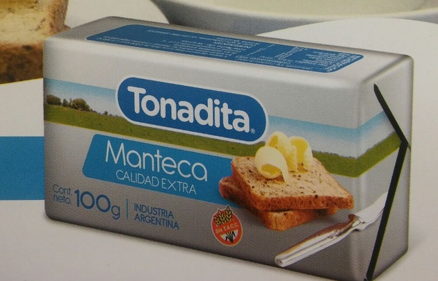 Rony Vargas visitó la fábrica de manteca Tonadita en Villa María.