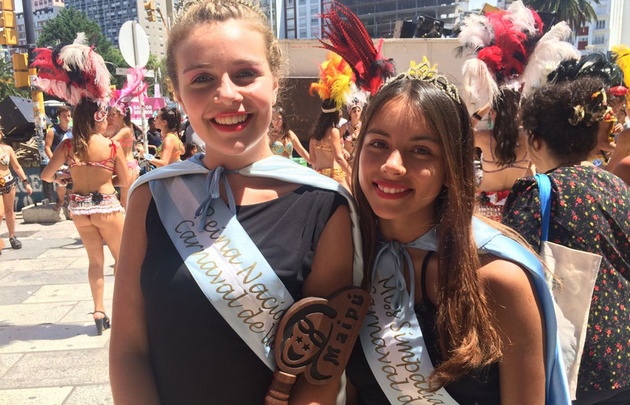 El Carnaval ya se vive en la Rambla de Mar del Plata.