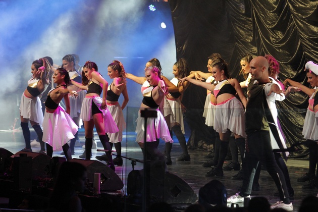 Ballet Flore del Ceibo en plena demostración. 
