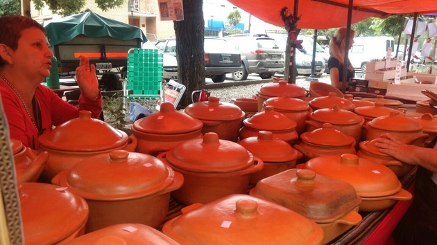 Feria de las artesanías en Villa Las Rosas, Traslasierra.