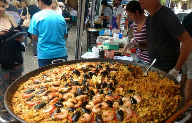 Feria de las artesanías en Villa Las Rosas, Traslasierra.