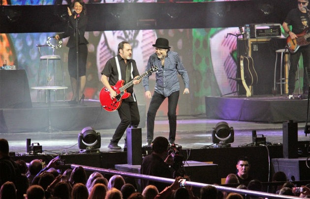 Joaquín Sabina deleitó a miles de personas con su música en Villa María.