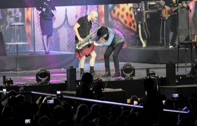 Sabina se mostró enérgico, aún a sus 67 años