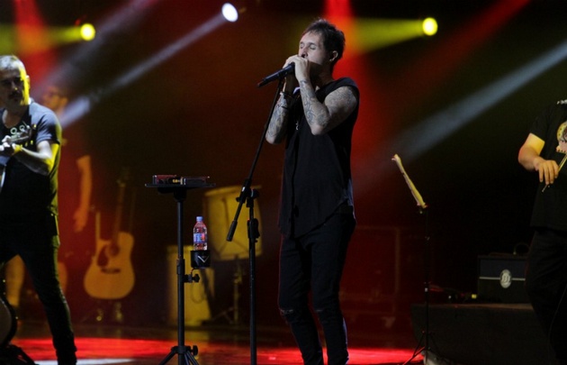 Fabricio Rodriguez puso un toque de rock y cuarteto, además de folclore, a su set.