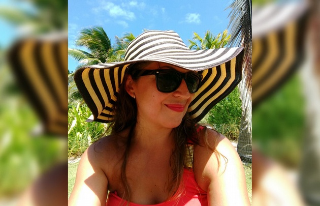 Yeny Ortega llegó a Johnny Cay, un islote ubicado a kilómetro y medio de San Andrés