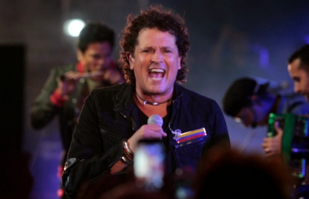 Carlos Vives, el rey del vallenato, puso a bailar al público.