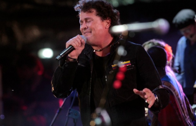 Carlos Vives, el rey del vallenato, puso a bailar al público.