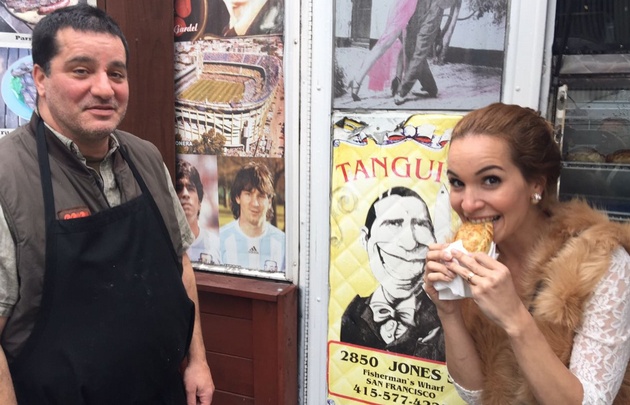 Agustina visitó una parrilla argentina en pleno San Francisco.