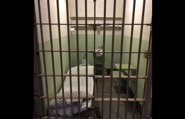 FOTO: Agustina Vivanco recorrió la ex cárcel de Alcatraz en San Francisco.
