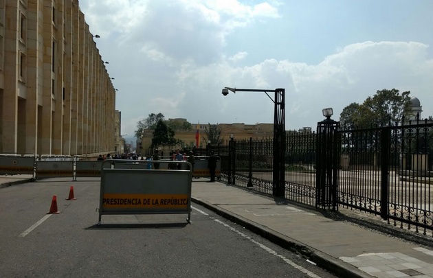 La Casa Presidencial en Bogotá.