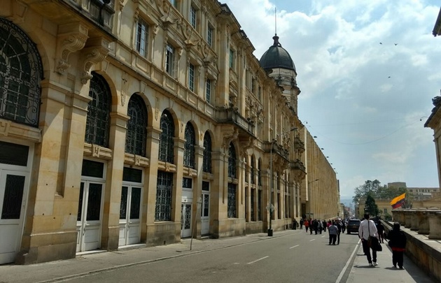 La Casa Presidencial en Bogotá.