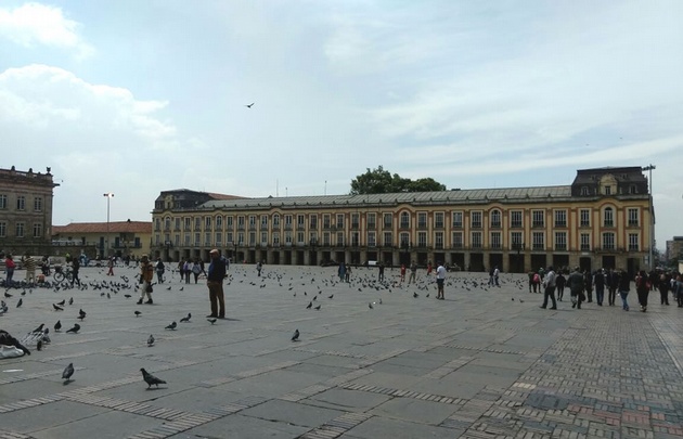 El Capitolio Nacional en Bogotá. 