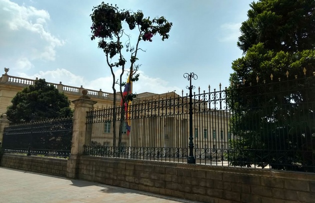 El Palacio de Nariño, la casa presidencial.