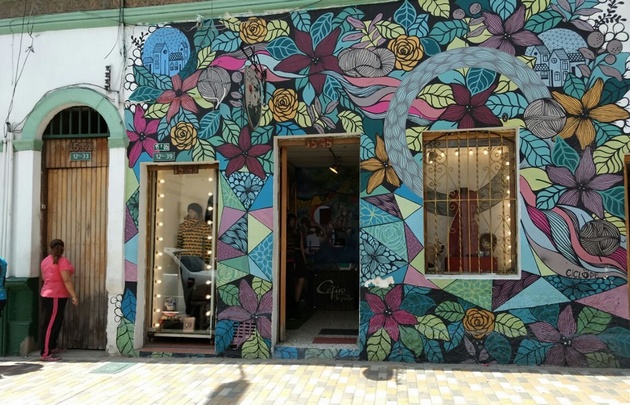 Barrio La Candelaria, en el centro antiguo de Bogotá.