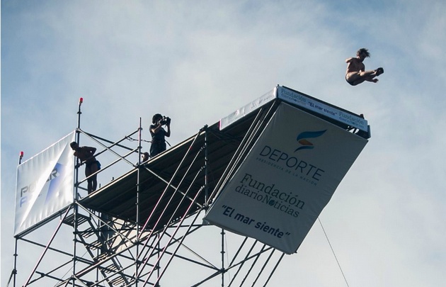 Los mejores clavadistas del mundo, en Mar del Plata.