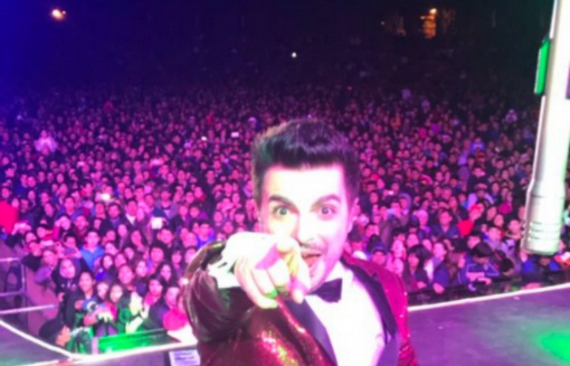 Los espectadores cantaron junto a Miranda!. 