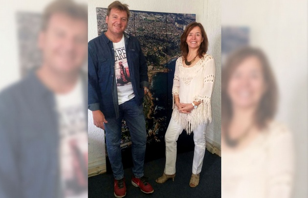 Guille Hemmerling con la Ministro de Turismo de Viña