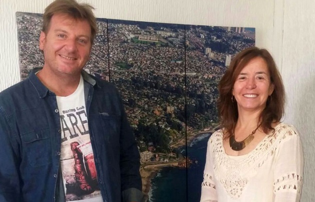 Guille Hemmerling con la Ministro de Turismo de Viña
