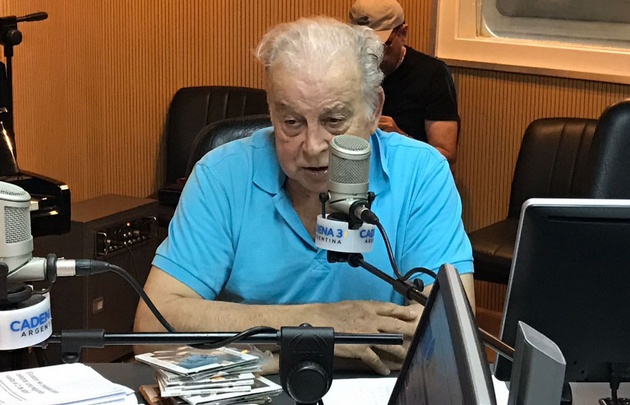 FOTO: El ''Maestruli'' de Susana Giménez, en Viva la Radio.