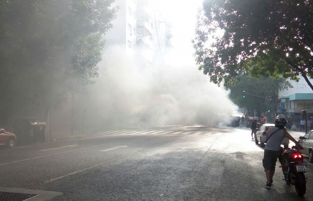 Piquetes en Boedo por los cortes de luz.