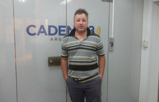 El chef Lucio Marini visitó los estudios de Cadena 3.