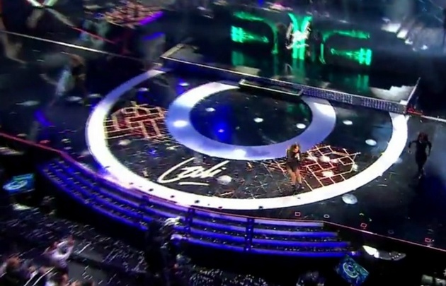 Gran espectáculo de Lali en Viña. 