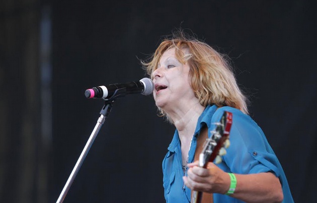 Celeste Carballo en la última noche del Cosquín Rock 2017