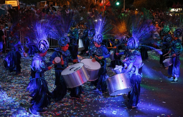 El carnaval hizo vibrar a Mar del Plata.