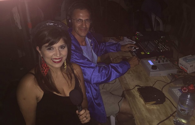 Geo Monteagudo y el equipo técnico de Cadena 3. 